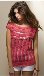 Sultry Boatneck by Irina Poludnenko for Tahki Yarns - Free