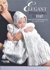Leisure Arts 4090 Elegant Ensembles to Knit (Heirloom Christening Sets) by Judy Lamb 2008