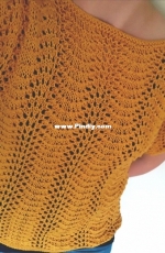 Golden Fern Top by Valentina Randon-English,Italian-Free