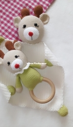Deer sleeping mate and rattle