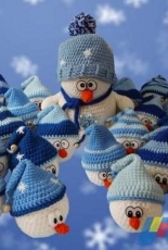Polly and Paule - S. Riedel  - Advent Calendar - Fridolin Frosty And Its Snow Elves