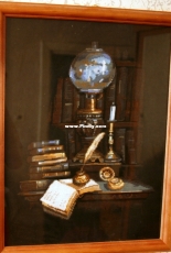 Riolis 948 Still life with lamp/ Риолис 948 Натюрморт с лампой.