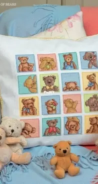 A Bundle of Bears by Maria Diaz from Cross Stitcher 426 PCS + XSD