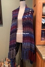 Pillar Openwork Prayer Shawl by Louis Chicquette-Free