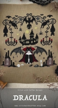 Dracula by Stitch with coffee design