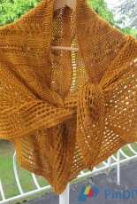 Gwedenn Shawl by Hélène2.3 Soie et laine-French-Free
