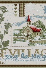 Madame la Fee MLF148 Le Village sous la Neige / The Village under the Snow XSD + PCS