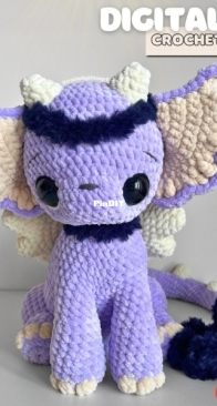 Crochet by kitten grll - Jay - Dreamy Dragon