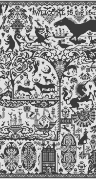House of Fun by Long Dog Samplers
