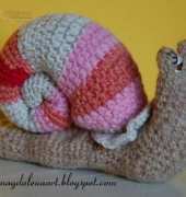 My crocheted snail