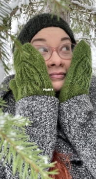 Brin Mittens by Heidi Alander-English, Finnish -Free