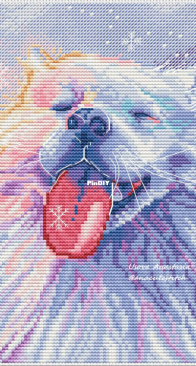Anacutestitch - Samoyed by Anastasia Usova SAGA