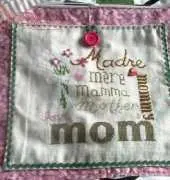 ricamo per la mia mamma