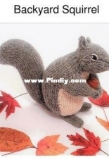 Rabbit Hole Knits - Backyard Squirrel by Sara Elizabeth Kellner