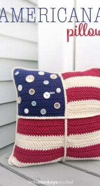 Little monkey crochet- American Pillow - Free