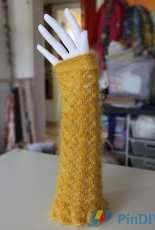 Das Mondschaf-Diamonds Fingerless Gloves by Sabrina Gleiß-English,German-Free