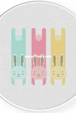 Daily Cross Stitch - Long Bunnies