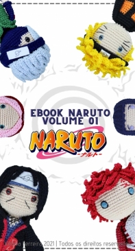 Amigurumis da Vit - Vitória Ferreira - Ebook Naruto Vol 1 - Portuguese
