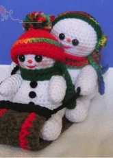 Bvoe - Barbara Voelker - Toboganning Snowmen - English