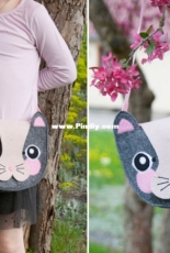 Below the Kowhai - Little Cat Friends Bag