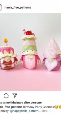 Happy Dolls Handmade - Julia Negovorina - Birthday Party Gnomes - Gnomi in una festa di compleanno - Italian - Translated