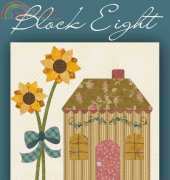 Shabby Fabrics-Country Cottages-Block 8