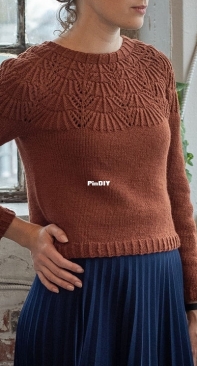 Catedral Pullover - Claudia Quintanilla  - EweKnit Toronto - French, Spanish