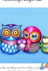 HAED HAEANK 2234 A Crazy Wonderful Owl Family by Annya Kai (No Background)