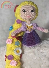 Eelzuhtjuhs Crochet and More - Eelz - Ilse Hoekstra - Princess Rapunzel  - Dutch