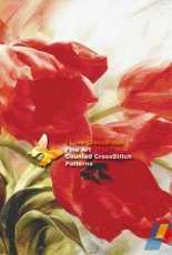 I Love CrossStitch IL-001 - Red Tulips in The Wind