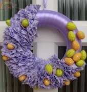 Easter door wreath