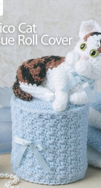 Annies Crochet - YC04416 - Judy Nelson - Calico Cat Tissue Roll Cover