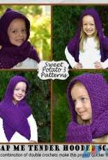 My Sweet Potato 3- Christine Mitchell- Wrap Me Tender Hooded Scarf