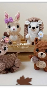 A Crocheteira Feliz - Ana Claudia Dognini Valarini - Forest - Ebook Bosque Feliz Parte 2 - Portuguese