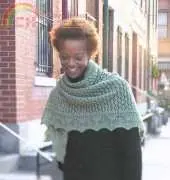 Enes Scarf by Nancy Bush from Scarf Style Book