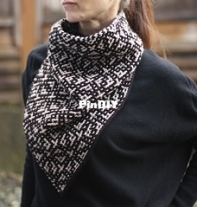 Dotted Stars Cowl by Jenny Faifel - SweaterFreak