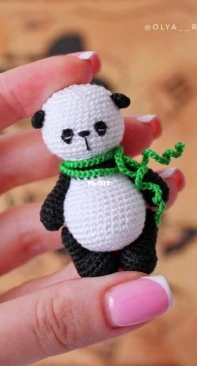Kind Toys Patterns - Olya Joy - Olga Radost - Little Panda - English and Russian - Free