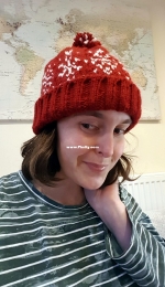 Snow Phoenix Hat by Lauren Ackerman-Free