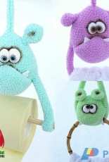 Little Owls Hut - Olga Borisenko - Useful Monsters Grumble Cleanfreak and Grubby