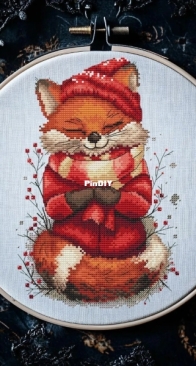 Winter Fox by Anastasia Lanova