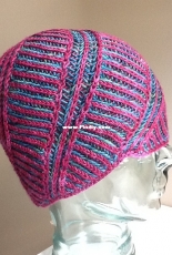 Spiral Brioche Hat by Katrin Schubert