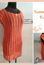 Be A Crafter - Maz Kwok - Crochet Summer Air Tunic - Free