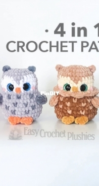 Easy Crochet Plushies - Carol - Mini Owl Amigurumi