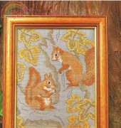 Red Squirrel from Needlecrafts Cross Stitch U.K. No. 19