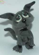 Crochet toy cat