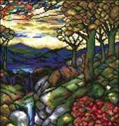Tiffany Stained Glass Autumn Waterfall from Kram z Robotkami 10 2004 XSD