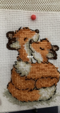 Cute foxes hugging!