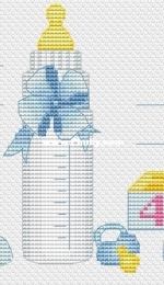 Glert Stitch - Birth Sampler by Valentina Svetlova / Метрика - Валентина Светлова