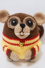 Little Bamboo Handmade - Monkey The 12 Zodiac Egg - Russian Translated