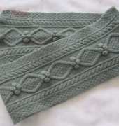 Aran Scarf by Zabeth Loisel-Weiner